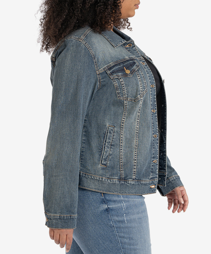 Jacqueline Jacket, PLUS-Denim-Kut from the Kloth