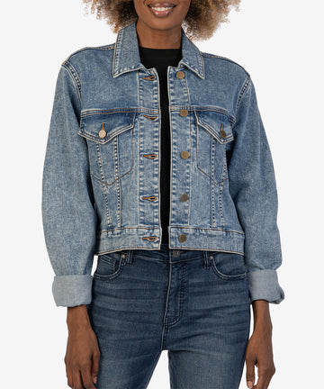 Jacqueline Crop Jacket-Kut from the Kloth
