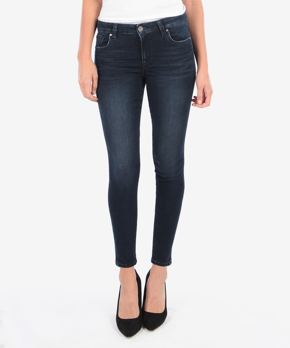 LOFT Petite Modern Cuffed Skinny Ankle Jeans In Wishbone Wash, $69