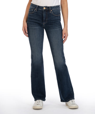 Stella High Rise Fab Ab Flare-Kut from the Kloth
