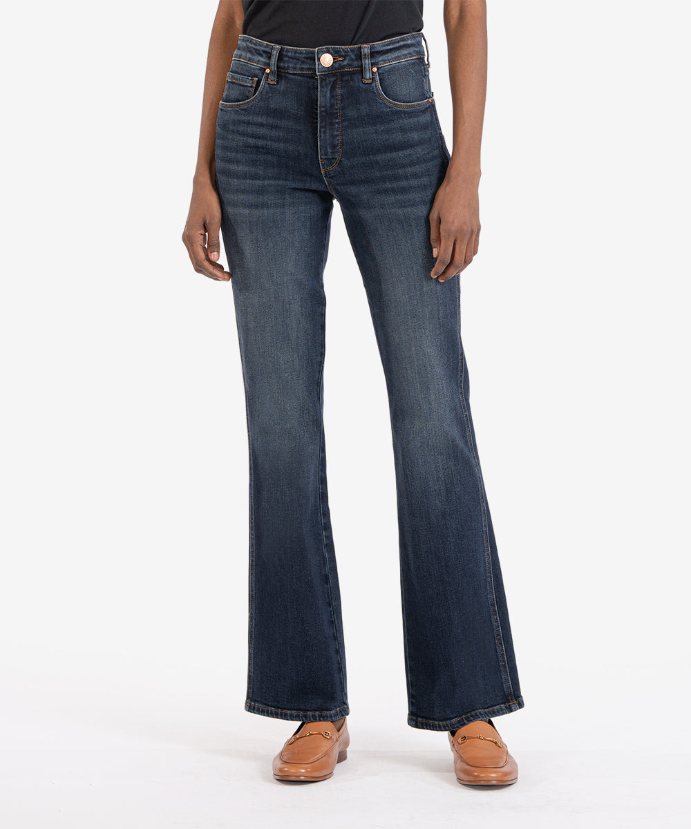 Ana High Rise Fab Ab Flare, Petite - Kut from the Kloth