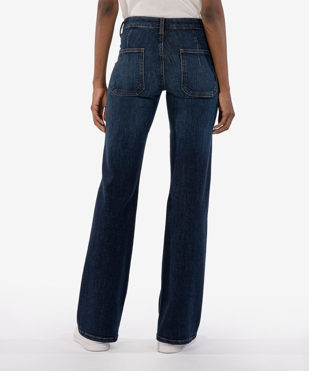 Kut From The Kloth Jean Patch Pocket High Waist Flare Jeans in