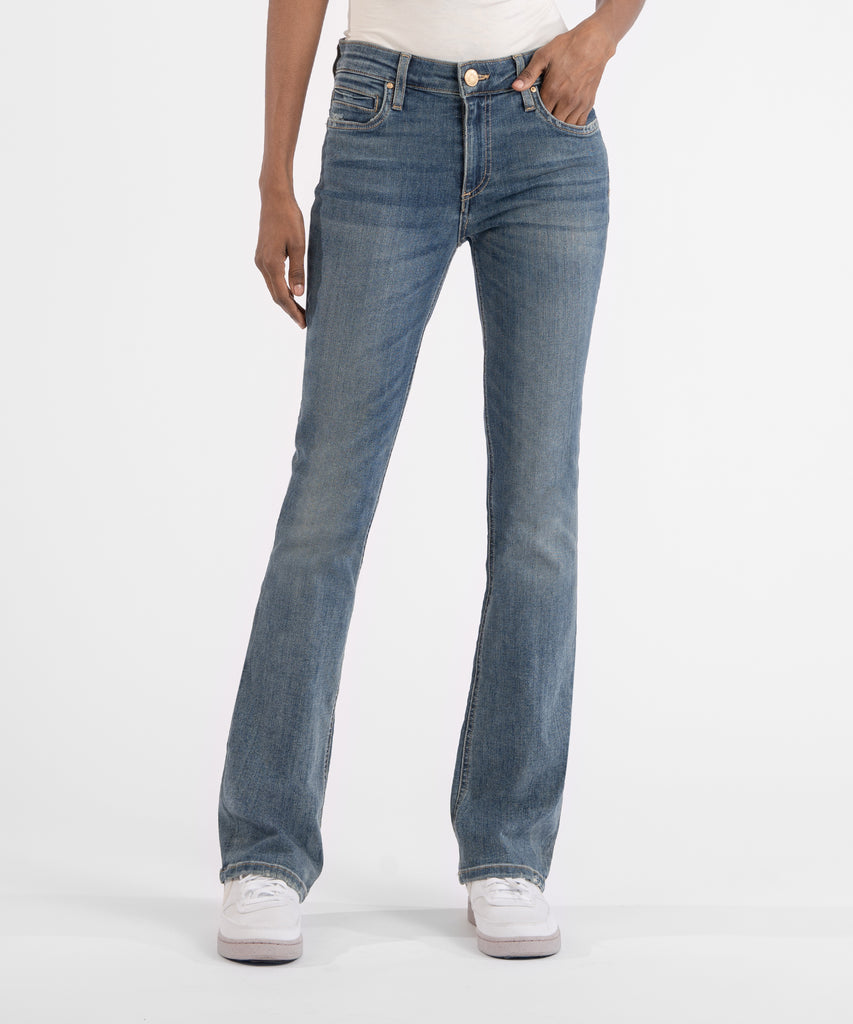 Natalie Mid Rise Bootcut, Exclusive (Flourish Wash)-Kut from the Kloth