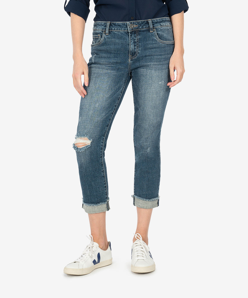 Amy Crop Straight Leg (Bubbly Wash)-New]-Kut from the Kloth