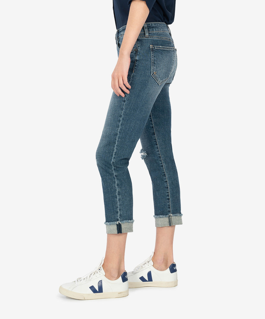 Amy Crop Straight Leg (Bubbly Wash)-New]-Kut from the Kloth