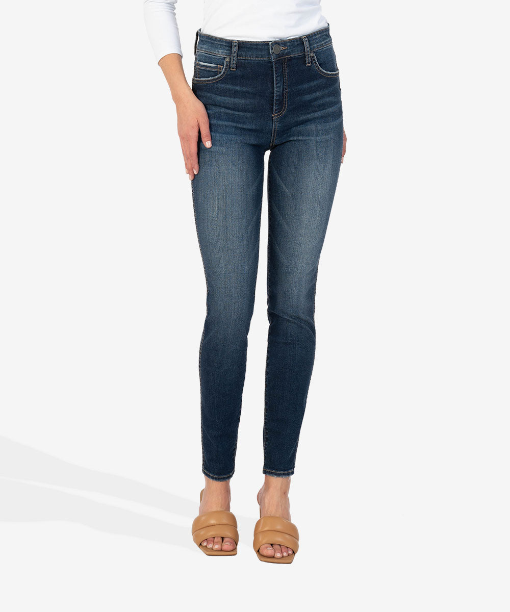 Connie High Rise Fab Ab Slim Fit Ankle Skinny - Kut from the Kloth