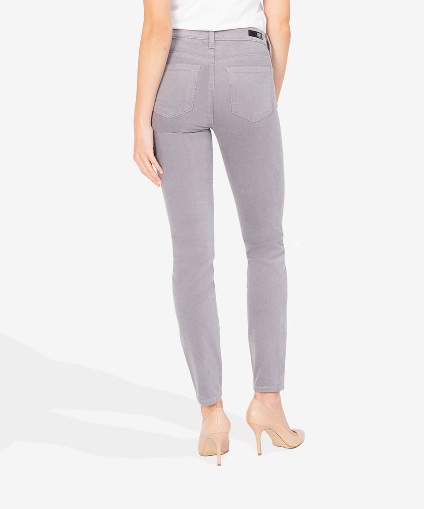 Corduroy Relaxed Fit Skinny, Petite (Seal Grey)-New-Kut from the Kloth