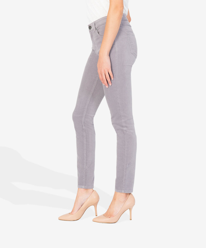 Corduroy Relaxed Fit Skinny, Petite (Seal Grey)-New-Kut from the Kloth