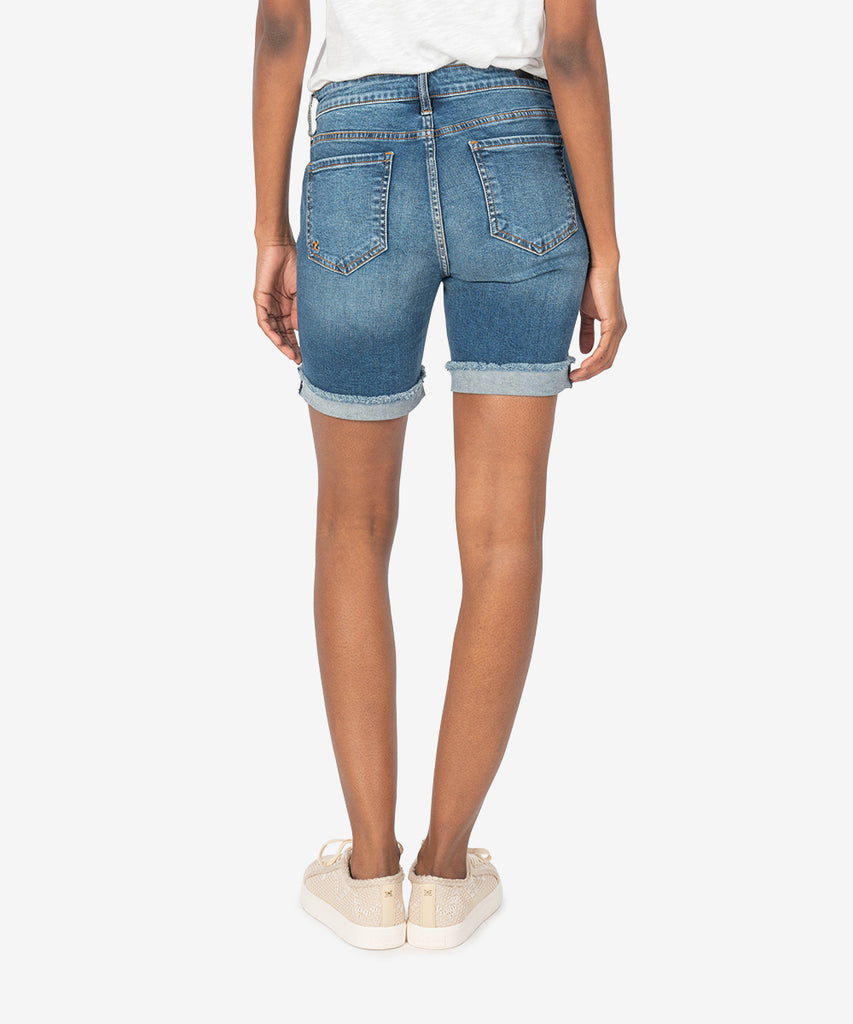 Catherine Mid Rise Boyfriend Short (Concept Wash) 14 / Concept W