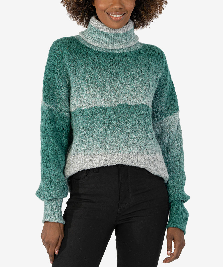 Hailee Gradient Turtleneck Sweater-New-Kut from the Kloth