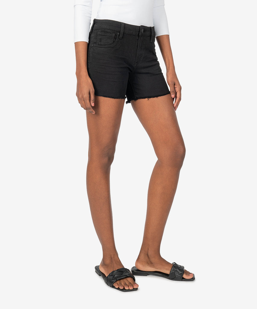 Gidget Fray Short, Exclusive (Black)-New]-Kut from the Kloth